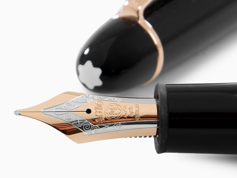 Montblanc Meisterstück Fountain Pen 149, Resin, Rose gold trim, 132093