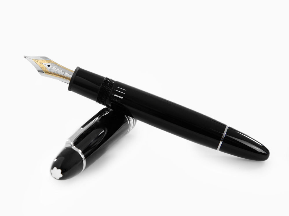 Montblanc Meisterstück 149 Platinum Fountain Pen, Black, 132105