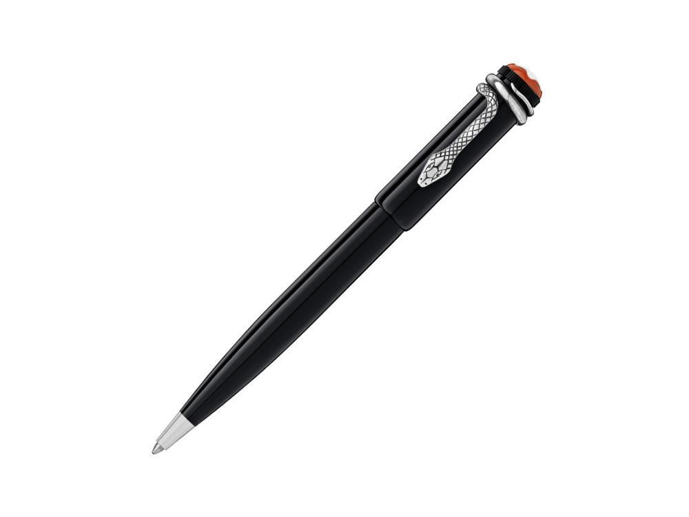 Montblanc Heritage Rouge & Noir Ballpoint pen, Platinum Trim, 132110