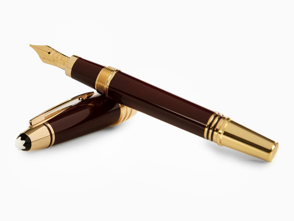 Montblanc John F. Kennedy Fountain Pen, Burgundy, Special Ed., 132124