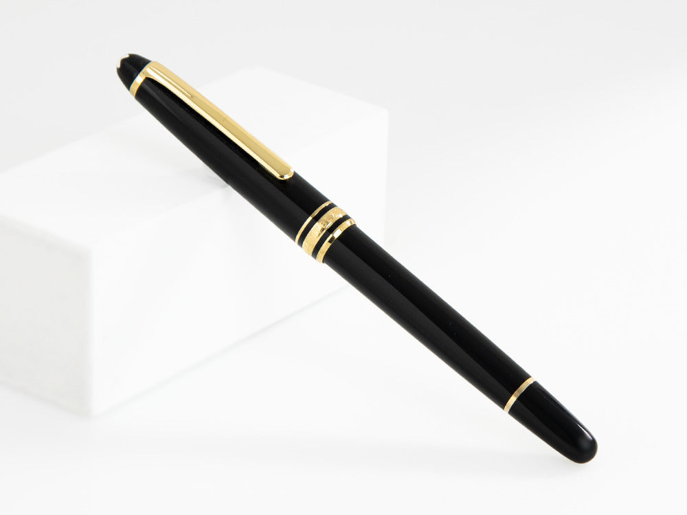 Montblanc Meisterstück Classique Rollerball pen, Gold trim, Black, 132457