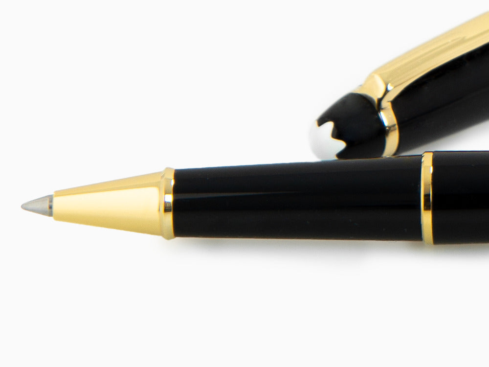 Montblanc Meisterstück Classique Rollerball pen, Gold trim, Black, 132457