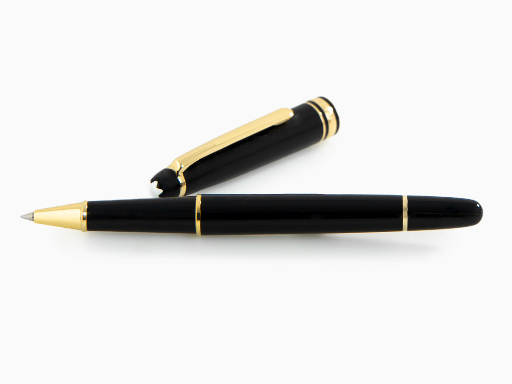 Montblanc Meisterstuck Classique Rollerball pen Gold trim Black 132 Iguana Sell AU