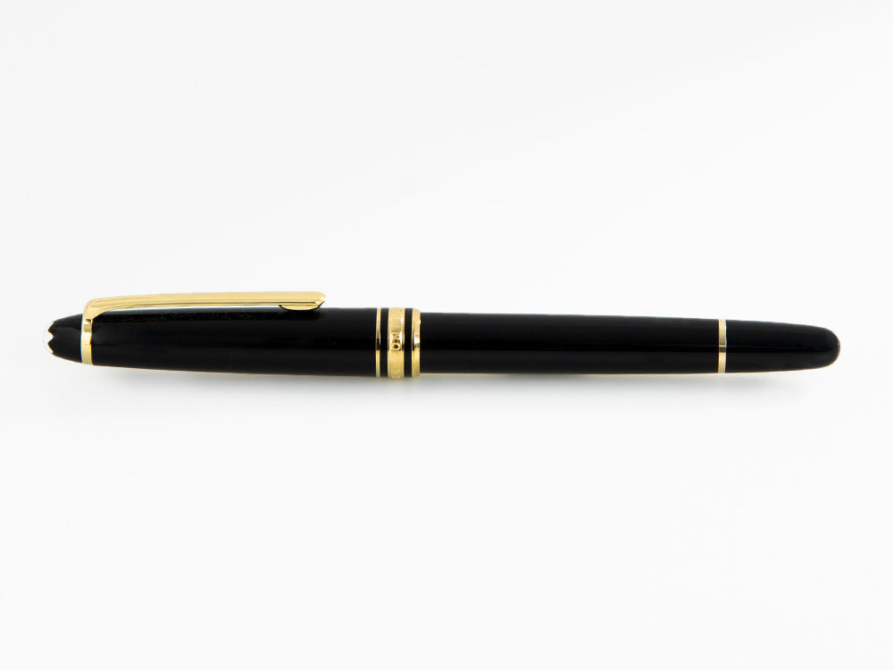 Montblanc Meisterstück Classique Rollerball pen, Gold trim, Black, 132457