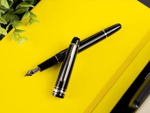 Montblanc Meisterstück Classique Fountain Pen, Platinum trim, 132468