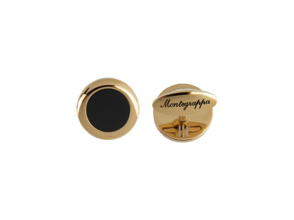 Montegrappa Classico Cufflinks, Stainless steel, IP Yellow Gold, IDCCCLYB