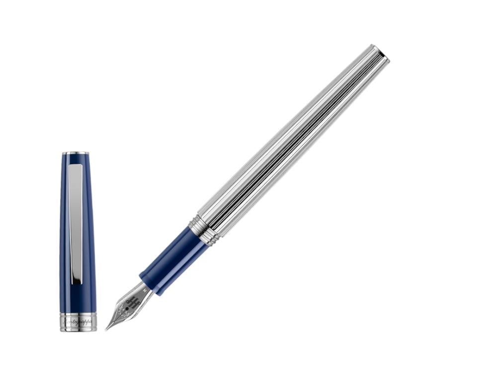 Montegrappa Armonia Duetto Fountain Pen, Resin, Blue, ISA1M-AD