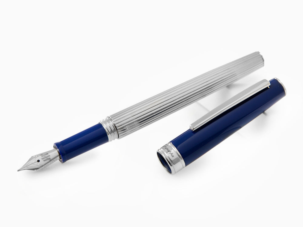 Montegrappa Armonia Duetto Fountain Pen, Resin, Blue, ISA1M-AD