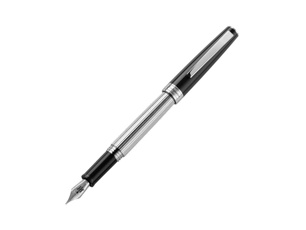 Montegrappa Armonia Duetto Fountain Pen, Resin, Black, ISA1M-AC