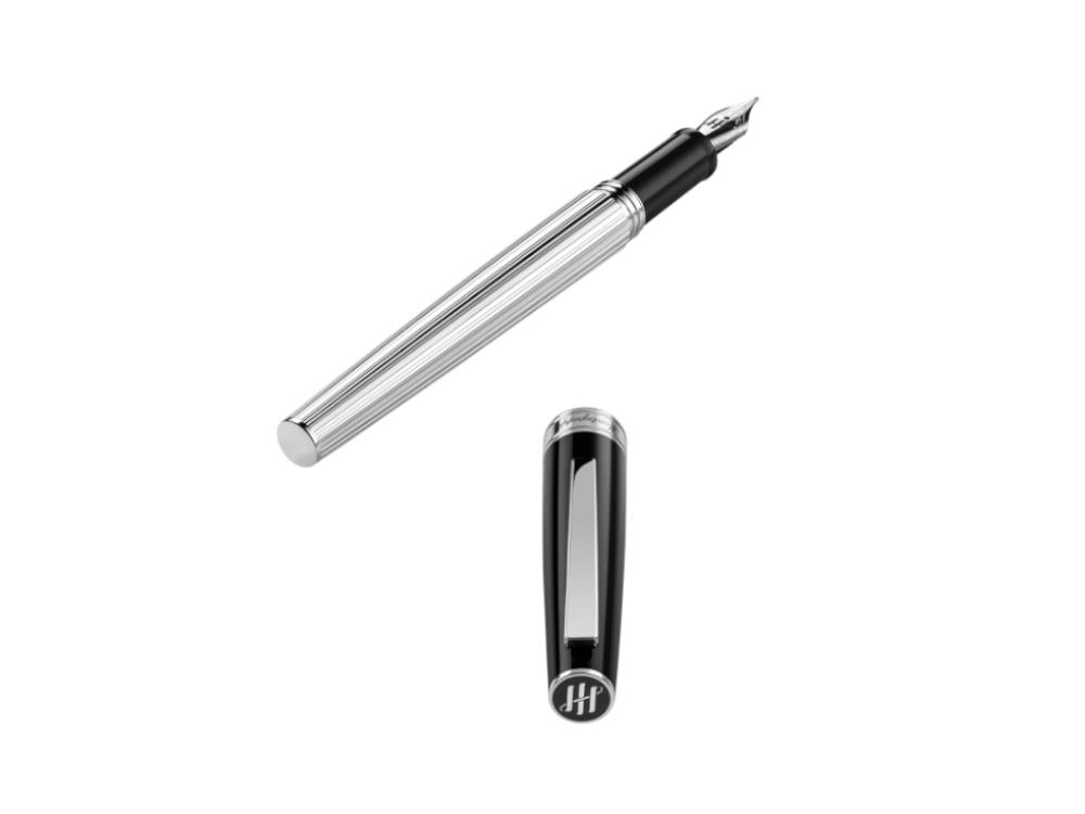 Montegrappa Armonia Duetto Fountain Pen, Resin, Black, ISA1M-AC