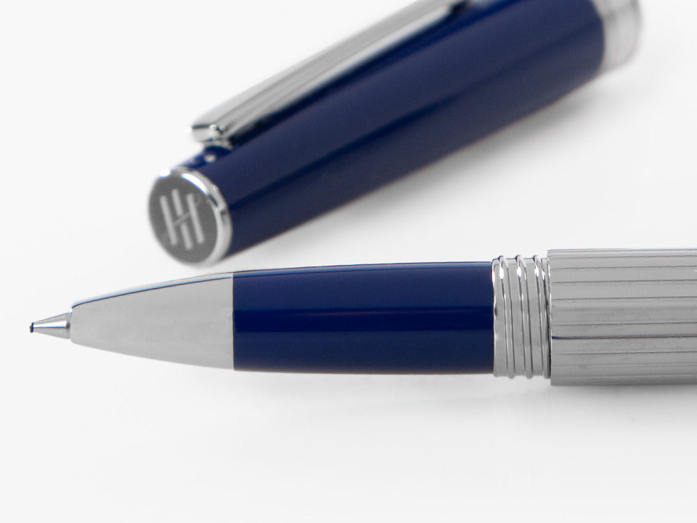 Montegrappa Armonia Duetto Rollerball pen, Steel, Blue, ISA1MRAB