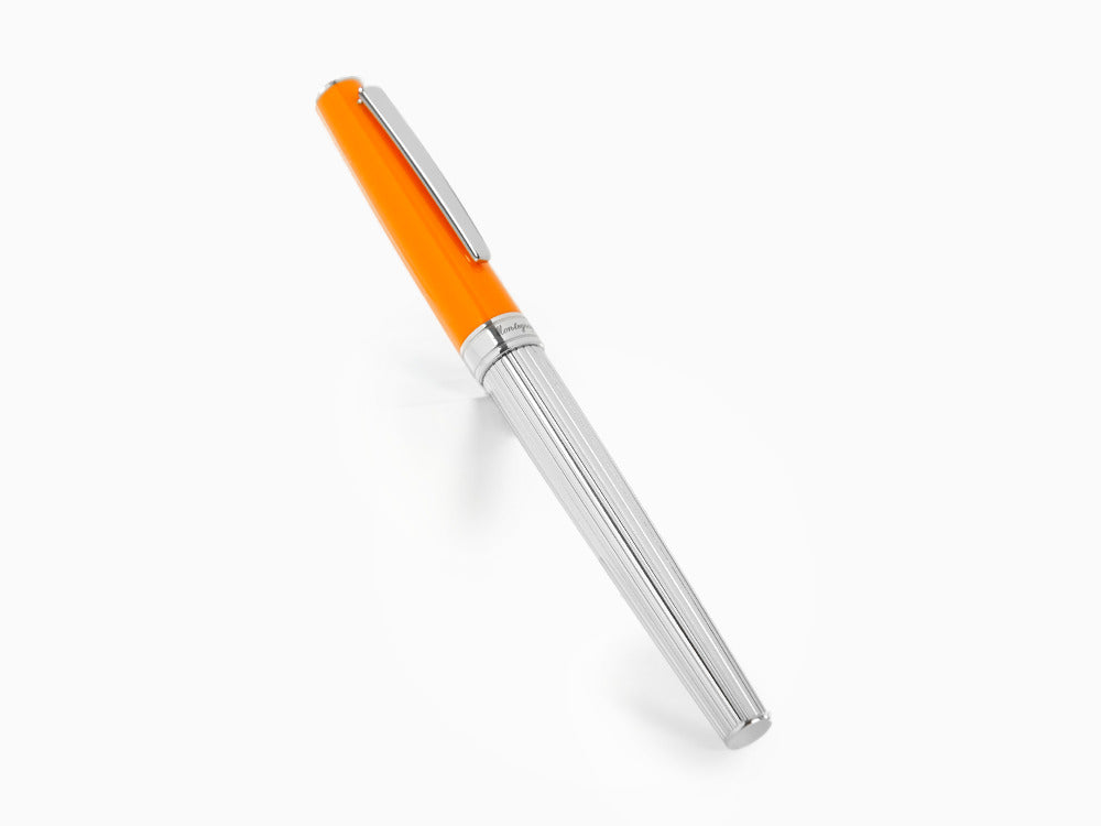 Montegrappa Armonia Duetto Rollerball pen, Steel, Orange, ISA1MRAO