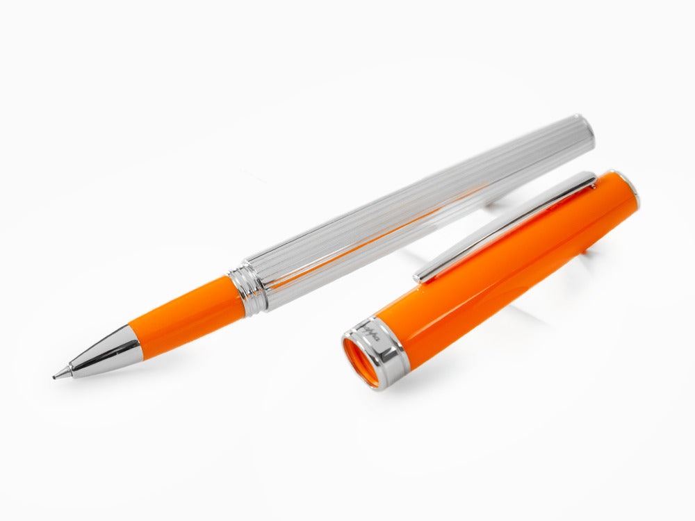 Montegrappa Armonia Duetto Rollerball pen, Steel, Orange, ISA1MRAO