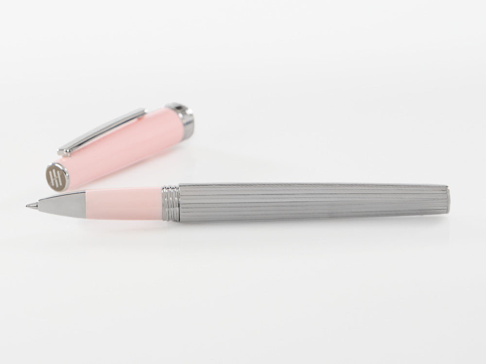 Montegrappa Armonia Duetto Rollerball pen, Steel, Pink, ISA1MRAS