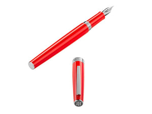 Montegrappa Armonia Scarlet Fountain Pen, Resin, Red, ISA1R-AR-1