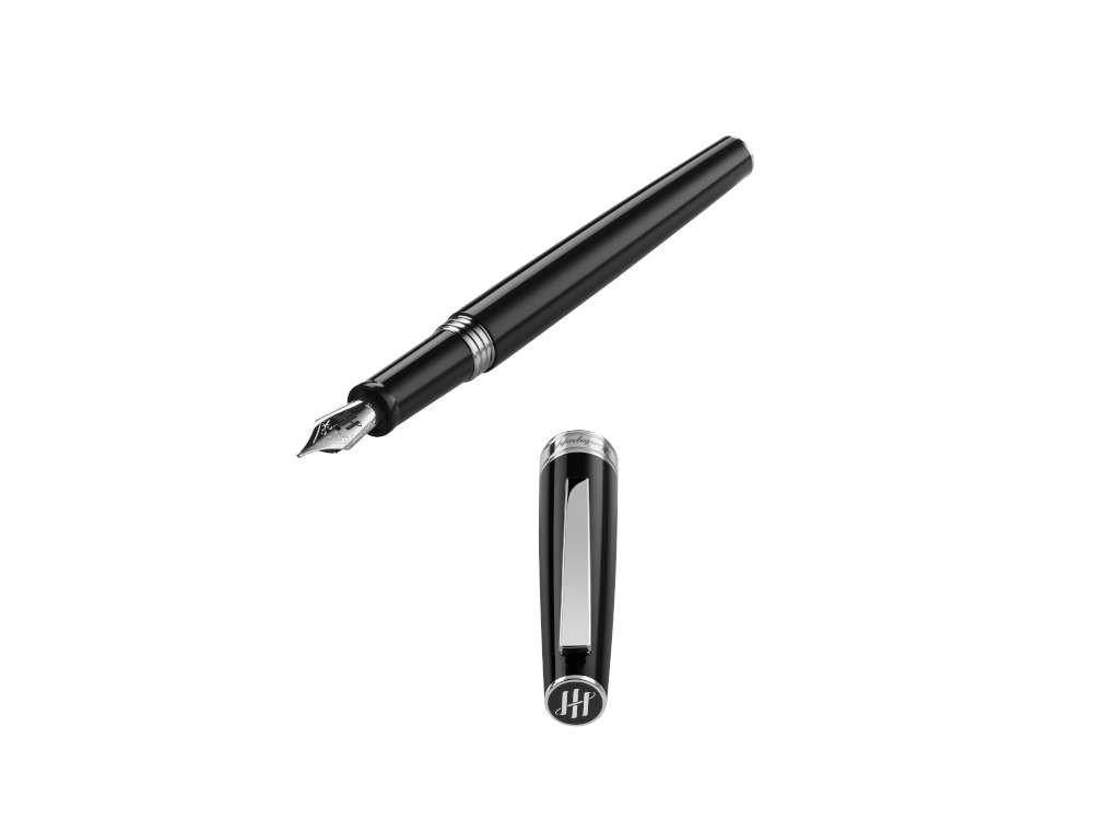 Montegrappa Armonia Mini Fountain Pen, Resin, Black, ISA2R-AC