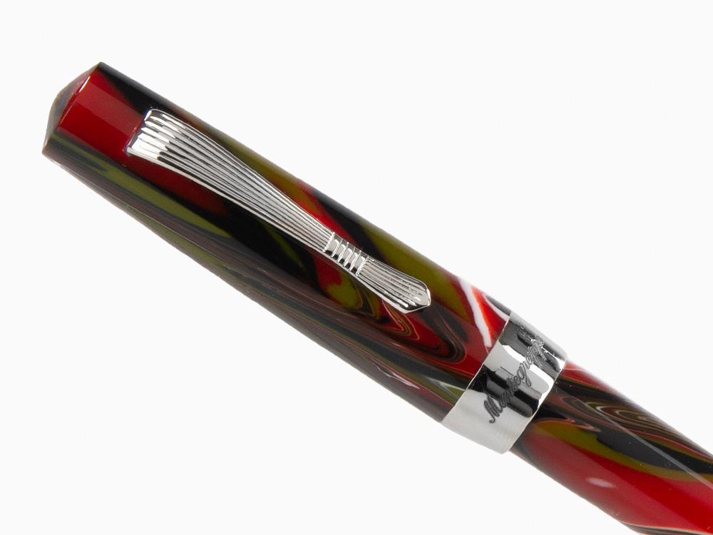 Montegrappa Elmo 02 Asiago Ballpoint pen, Resin, Stainless Steel, ISE2RBAR