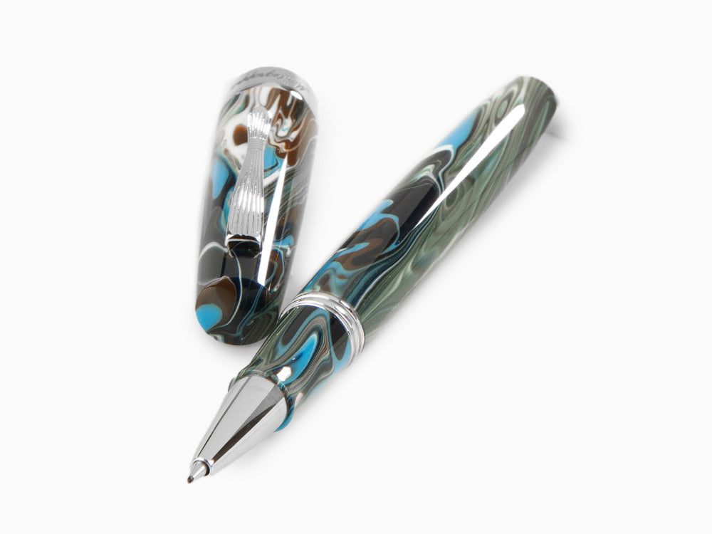 Montegrappa Elmo 02 Sorapis Rollerball pen, Resin, Stainless Steel, ISE2RRAB