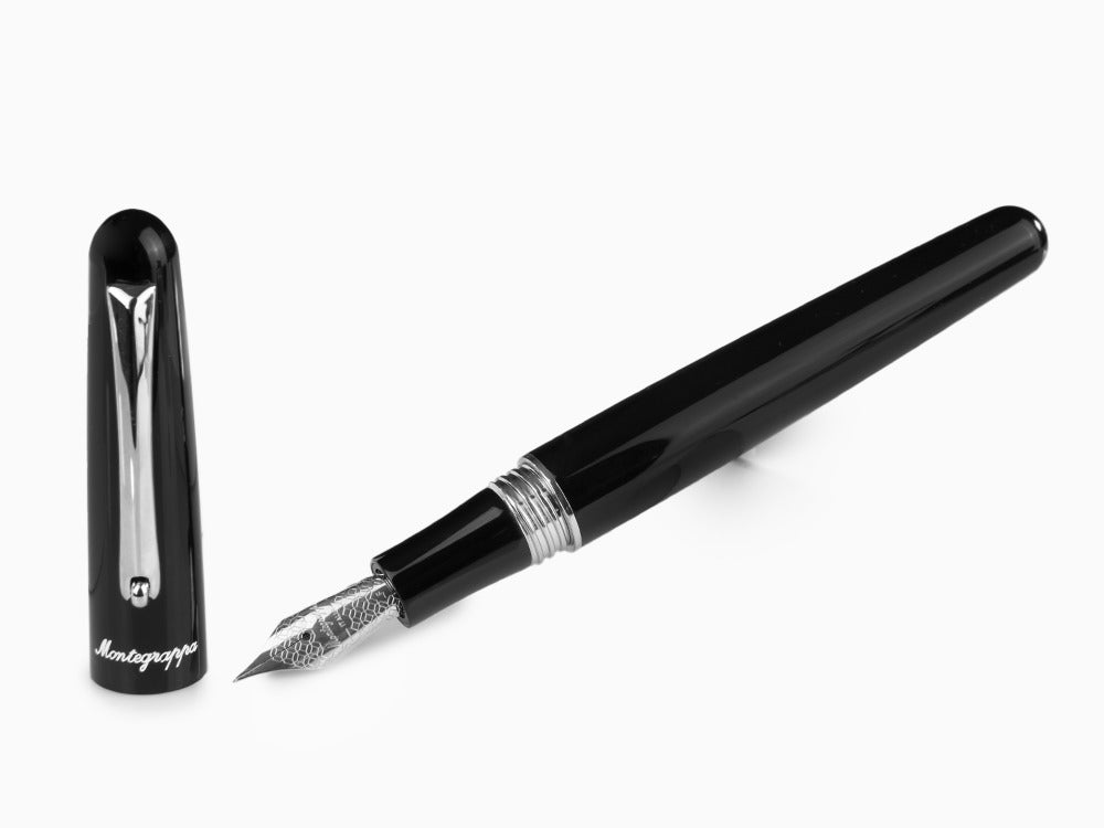 Montegrappa Elmo 01 Fountain Pen, Black Resin, ISEOR-AC