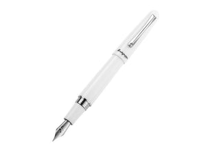 Montegrappa Elmo 01 Frost Fountain Pen, Stainless Steel, ISEOR-AW