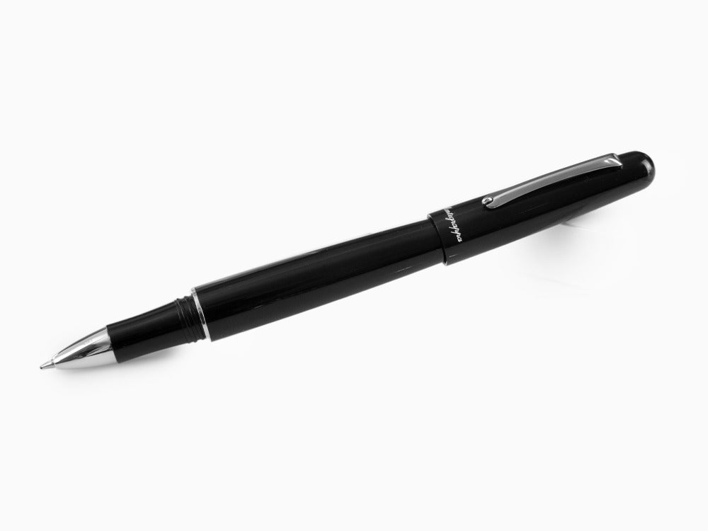 Montegrappa Elmo 01 Rollerball pen, Black Resin, Stainless Steel, ISEORRAC