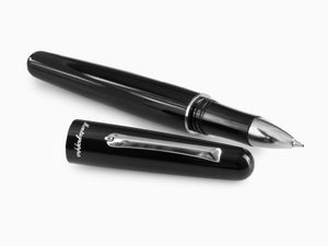 Montegrappa Elmo 01 Rollerball pen, Black Resin, Stainless Steel, ISEORRAC