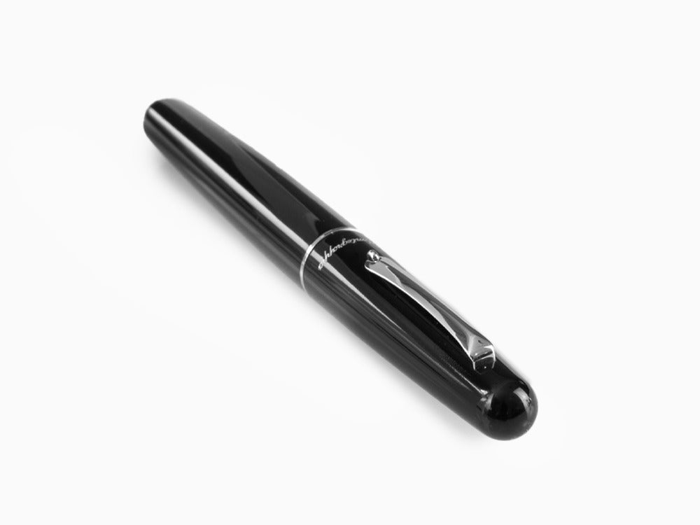 Montegrappa Elmo 01 Rollerball pen, Black Resin, Stainless Steel, ISEORRAC