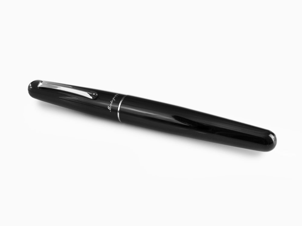 Montegrappa Elmo 01 Rollerball pen, Black Resin, Stainless Steel, ISEORRAC