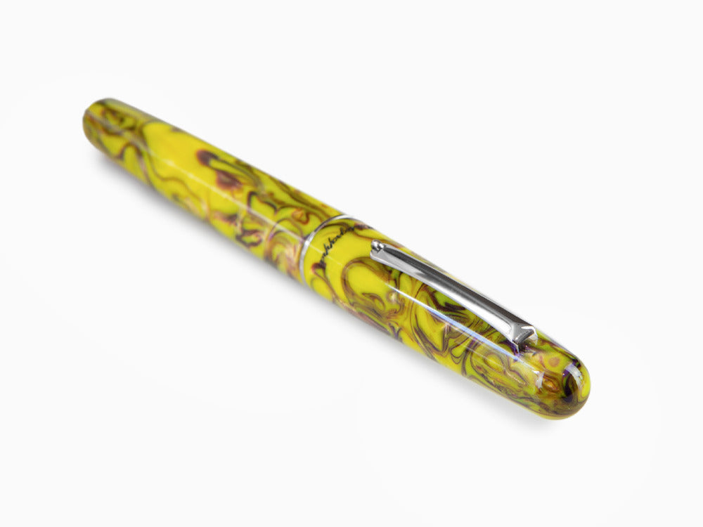 Montegrappa Elmo Fantasy Blooms Iris Yellow Rollerball pen, ISEORRAY