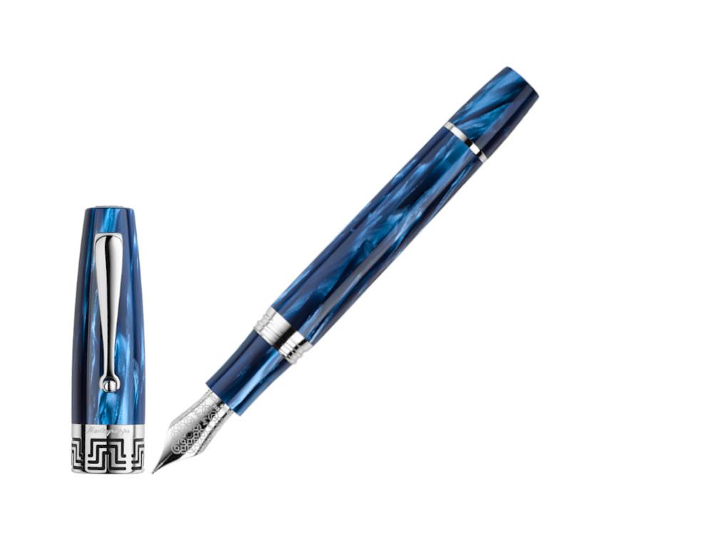 Montegrappa Extra 1930 Mediterranean Blue Fountain Pen, ISEXF-2B