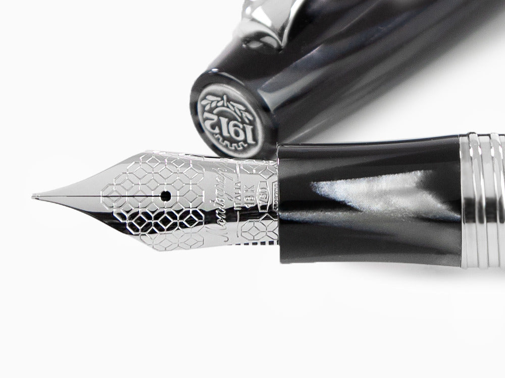 Montegrappa Extra 1930 Black & White Fountain Pen, ISEXF-CH