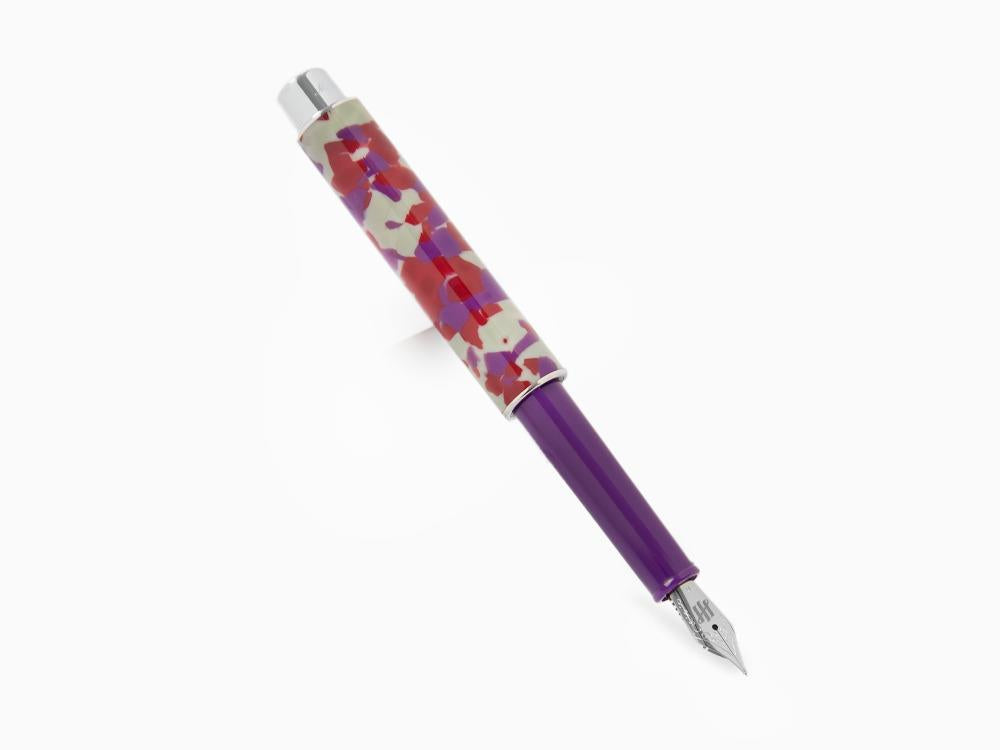 Montegrappa Gnomo Obsession Midnight Fountain Pen, Purple, ISGNO-AL