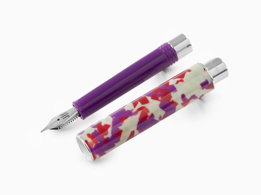 Montegrappa Gnomo Obsession Midnight Fountain Pen, Purple, ISGNO-AL