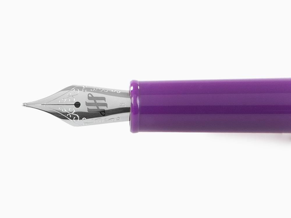 Montegrappa Gnomo Obsession Midnight Fountain Pen, Purple, ISGNO-AL