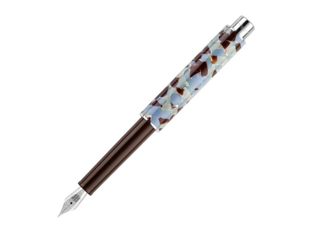 Montegrappa Gnomo Obsession Mocha Fountain Pen, Resin, Brown, ISGNO-AW