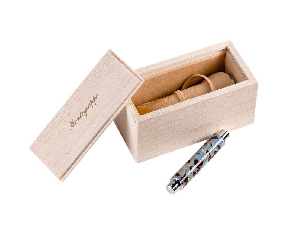 Montegrappa Gnomo Obsession Mocha Rollerball pen, Resin, Brown, ISGNORAW