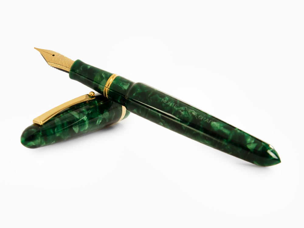 Montegrappa Venetia Vintage Conifer Fountain Pen,Steel, ISVEN-AG