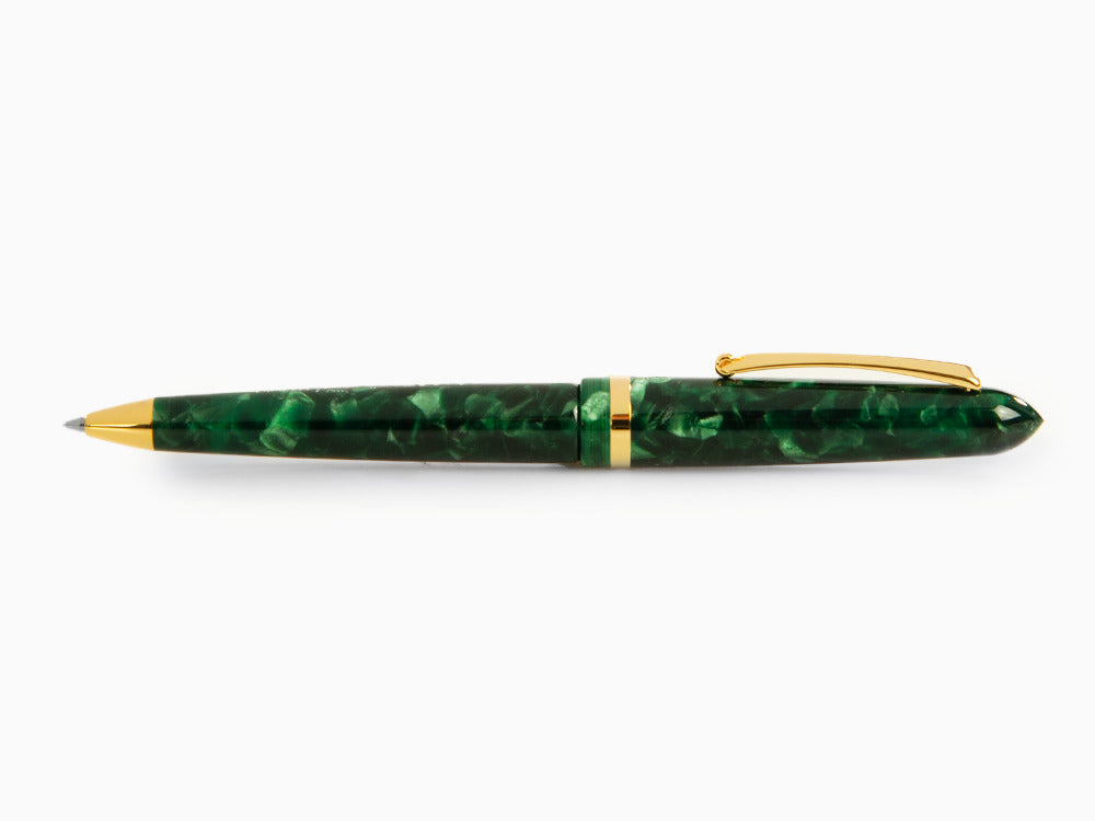 Montegrappa Venetia Vintage Conifer Ballpoint pen, Green, Gold plated, ISVENBAG