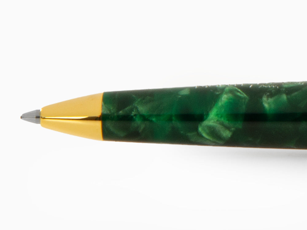 Montegrappa Venetia Vintage Conifer Ballpoint pen, Green, Gold plated, ISVENBAG