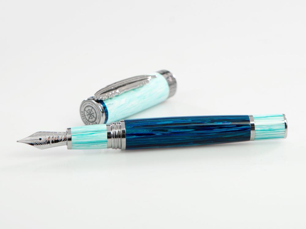 Montegrappa Wild Arctic Fountain Pen, Blue, Limited Edition, ISWDR-AA