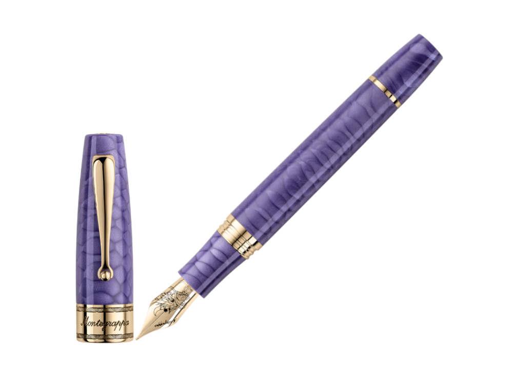 Montegrappa Regal Year Of The Dragon Purple Fountain Pen, LE, ISYDN-2L