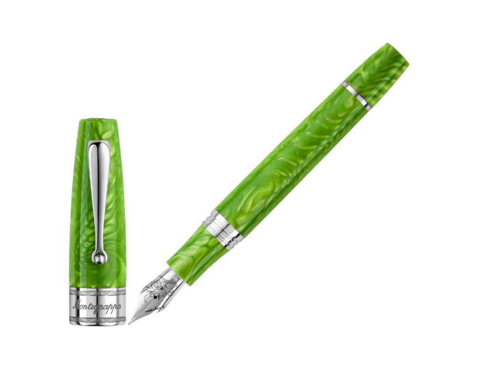 Montegrappa Regal Year Of The Dragon Green Mamba Fountain Pen, ISYDN-IG