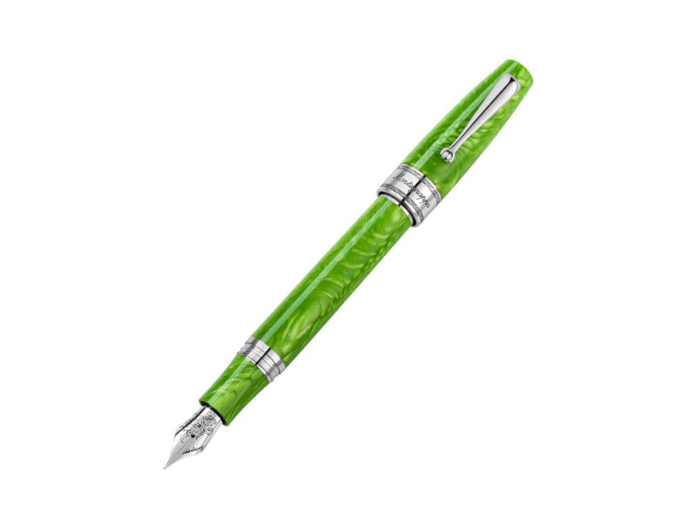 Montegrappa Regal Year Of The Dragon Green Mamba Fountain Pen, ISYDN-IG