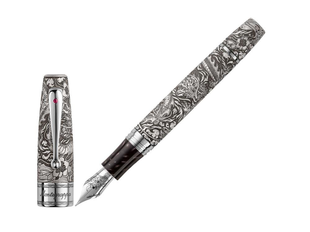 Montegrappa Imperial Year Of The Dragon Fountain Pen, Limit Ed, ISYDN-SE