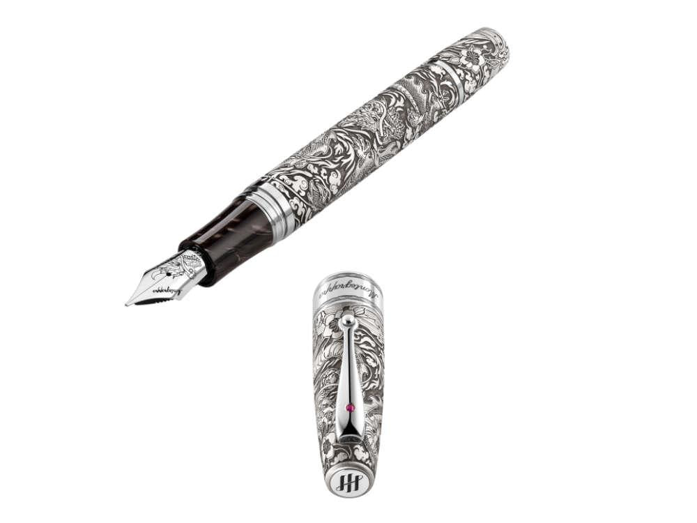 Montegrappa Imperial Year Of The Dragon Fountain Pen, Limit Ed, ISYDN-SE