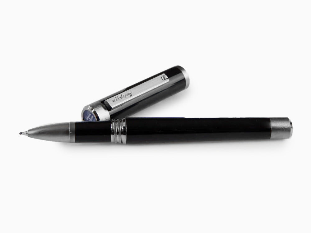 Montegrappa Zero Rollerball pen, Black Resin, Ultra Black, ISZEIRIC