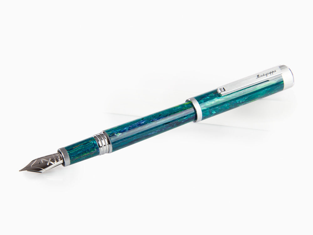 Montegrappa Zero Zodiac Sagittarius Fountain Pen, 14K, LE, ISZEZ-4P-G10