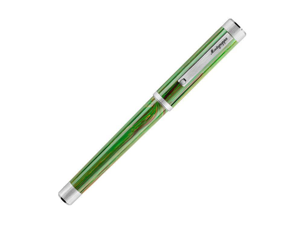 Montegrappa Zero Zodiac Virgo Fountain Pen, 14k, LE, ISZEZ-4P-G8