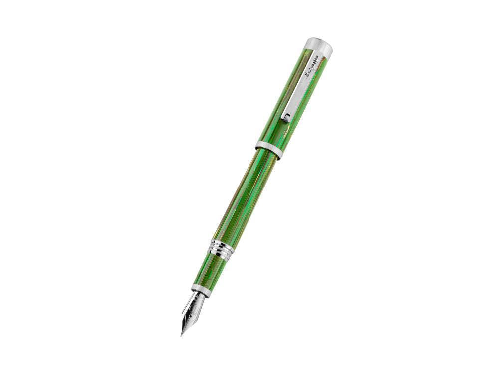 Montegrappa Zero Zodiac Virgo Fountain Pen, 14k, LE, ISZEZ-4P-G8