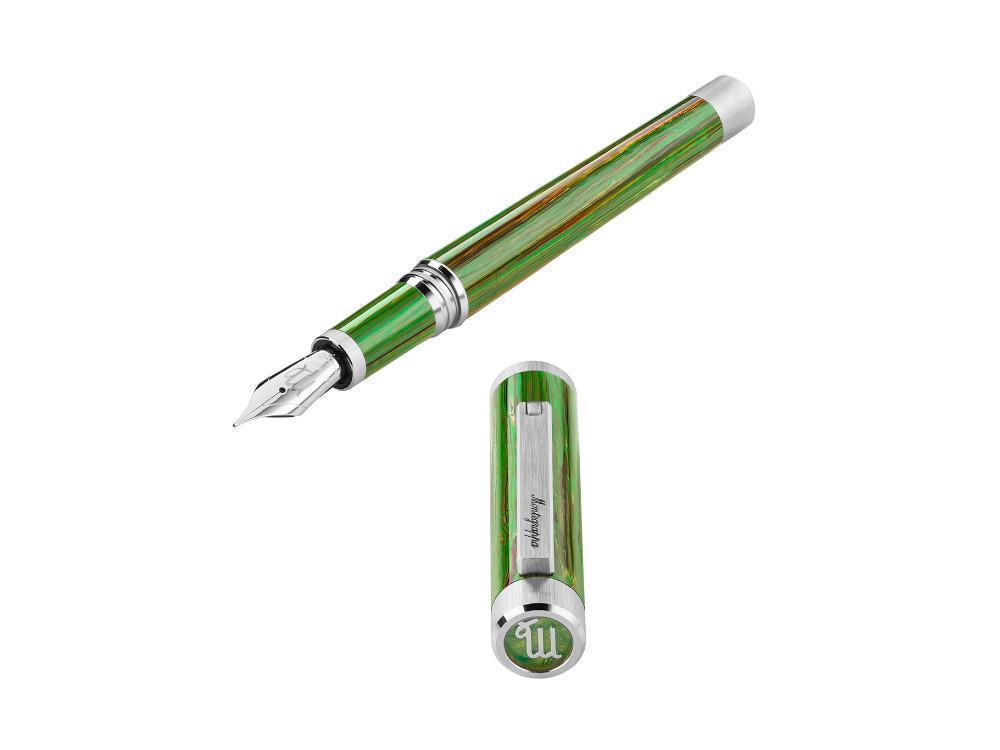 Montegrappa Zero Zodiac Virgo Fountain Pen, 14k, LE, ISZEZ-4P-G8